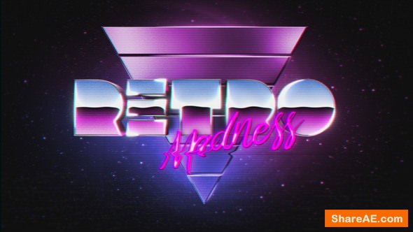 Videohive VHS Madness Logo Reveal