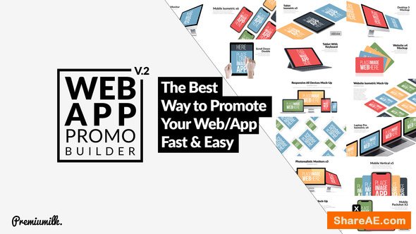 Videohive Web App Promo Builder