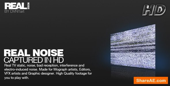 Videohive REAL NOISE pack - Motion Graphics