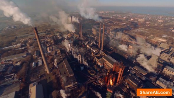 Videohive Factory Smoke - Stock Footage