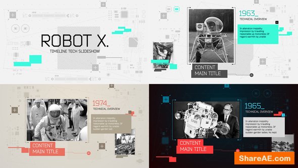 Videohive Robot X. Timeline Slideshow