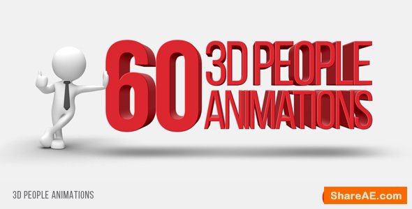Videohive 3D People Animations
