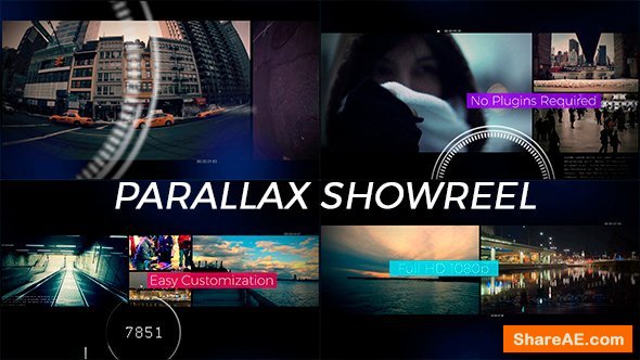 Videohive Parallax Footage Reel