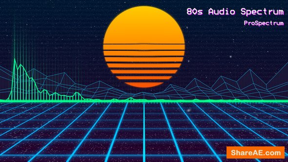 Videohive 80s Audio Spectrum