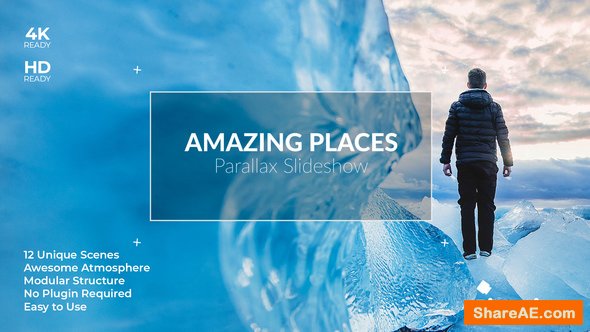 Videohive Amazing Places Parallax SlideShow