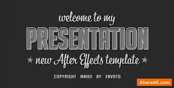 Videohive Old presentation