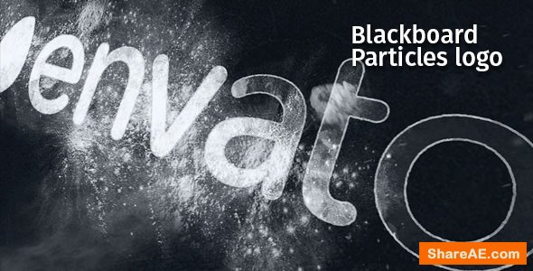 Videohive Blackboard Particles Logo