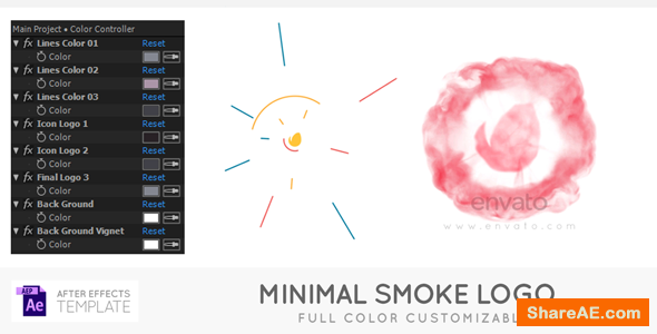 Videohive Minimal Smoke Logo