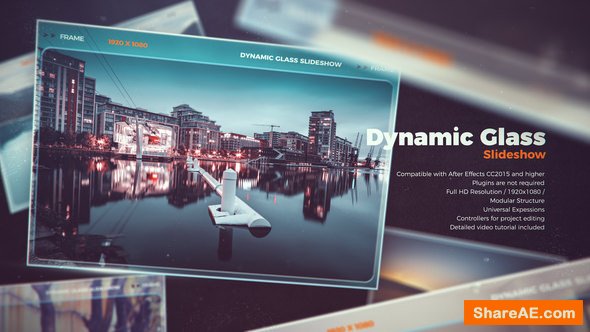 Videohive Dynamic Glass Slideshow