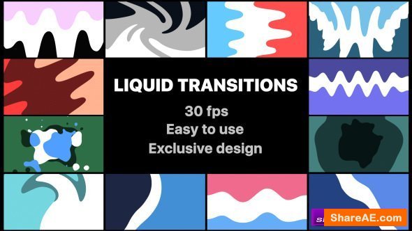 Videohive Liquid Transitions