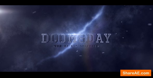 Videohive Doomsday Title design