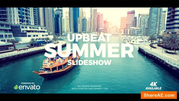 Videohive Upbeat Summer Slideshow
