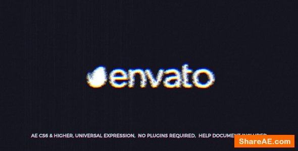 Videohive Scratch Glitch Logo