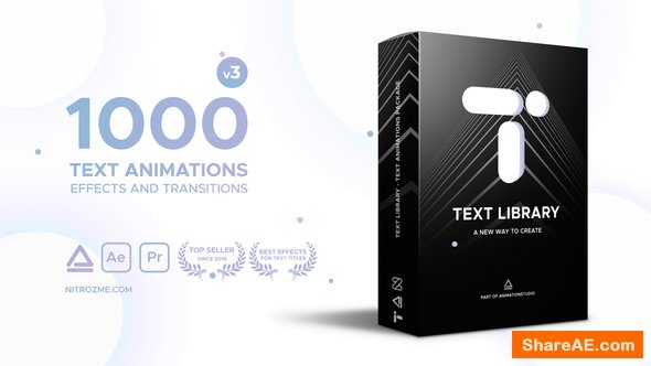 Videohive Text Library - Handy Text Animations v3