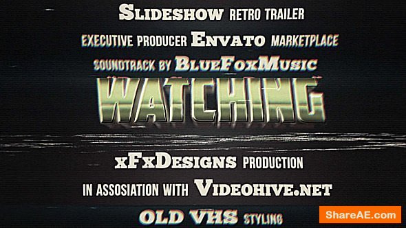 Videohive 80s Retro Titles VHS Effect