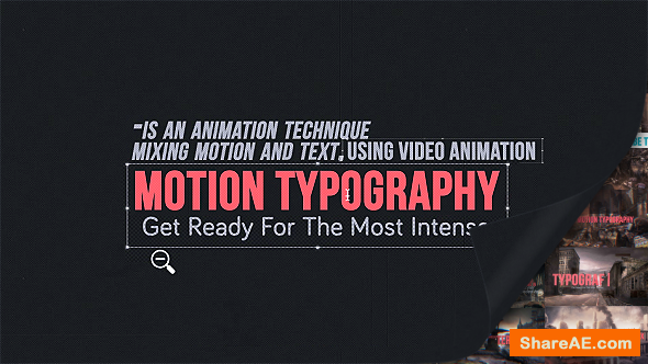 Videohive Motion Typography Glitch Titiles