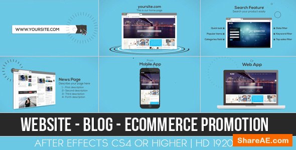 Videohive Website / Blog / E-commerce Promotion