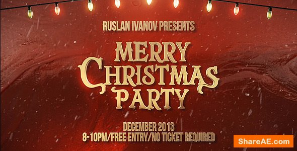 Videohive Merry Christmas Party Teaser