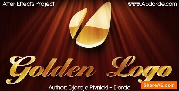 Videohive Golden Logo