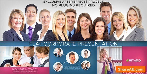 Videohive Flat Corporate Presentation