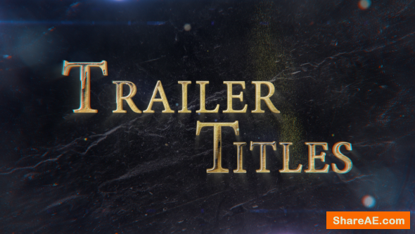 Videohive Trailer Titles 21448331