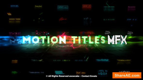 Videohive Motion Titles FX