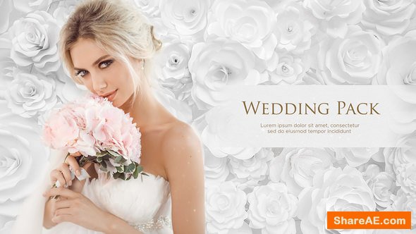 Videohive Wedding Pack - White Roses