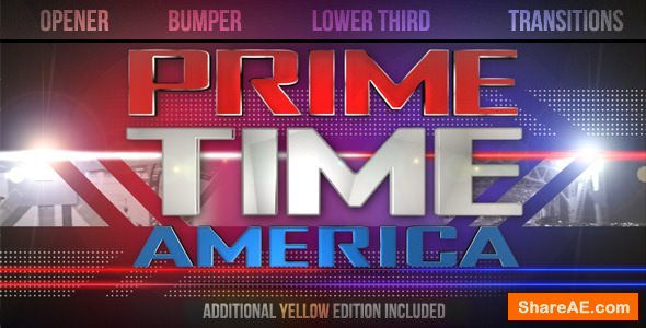 Videohive Prime Time Show Broadcast Pack