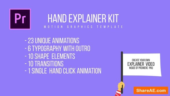 Videohive Hand Explainer Kit For Premiere PRO