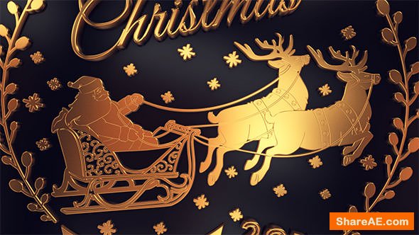 Videohive Gold Christmas Greetings