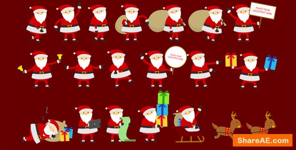 Videohive Santa Animation & Greetings
