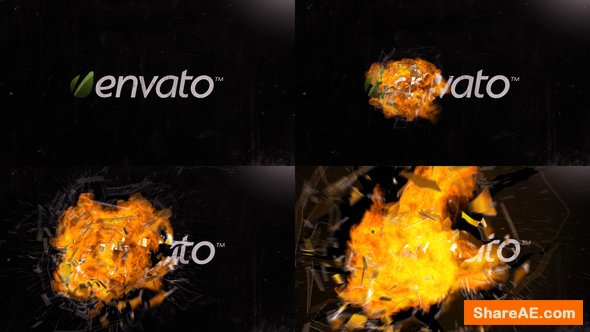 Videohive Explosion - Glass & Fire