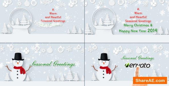 Videohive Christmas Wishes Text