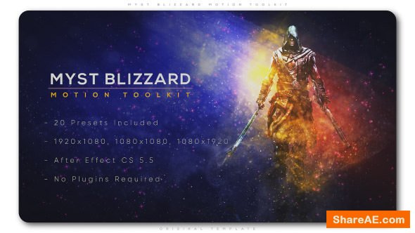 Videohive Myst Blizzard Motion ToolKit - After Effects Presets