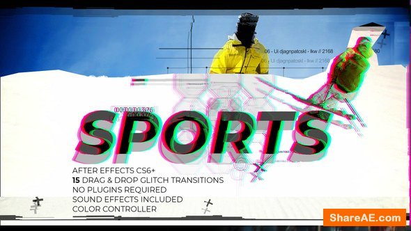 Videohive Glitch Sports