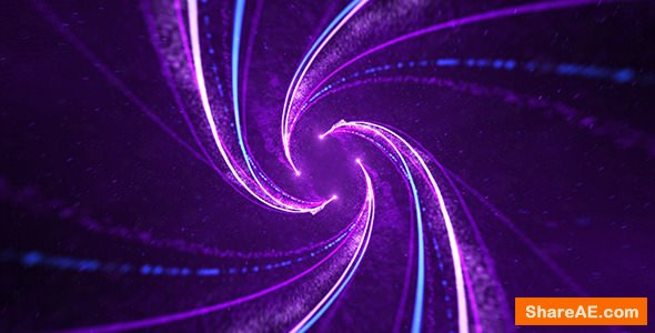 Videohive Particle Spiral Logo