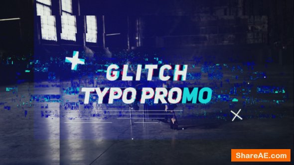 Videohive Glitch Typo Promo
