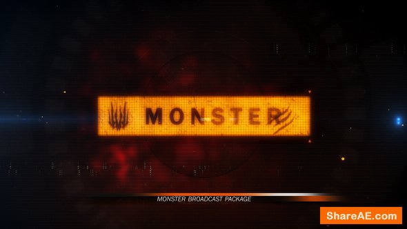Videohive Monster Broadcast Package