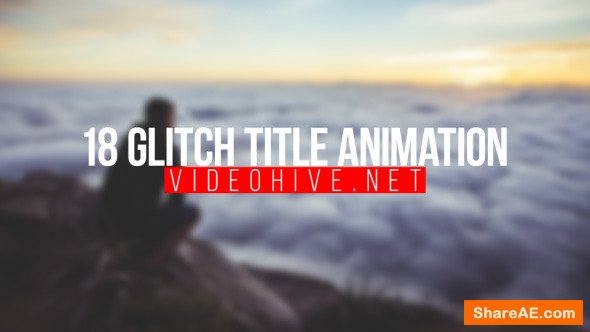 Videohive 18 Glitch Title