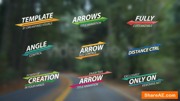 Videohive Summer Arrow Titles