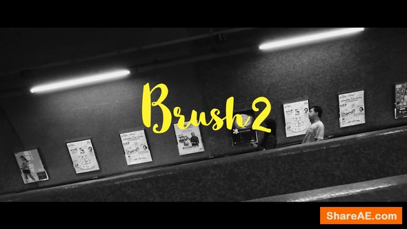 Videohive Brush 2-Animated Handwritten Typefaces