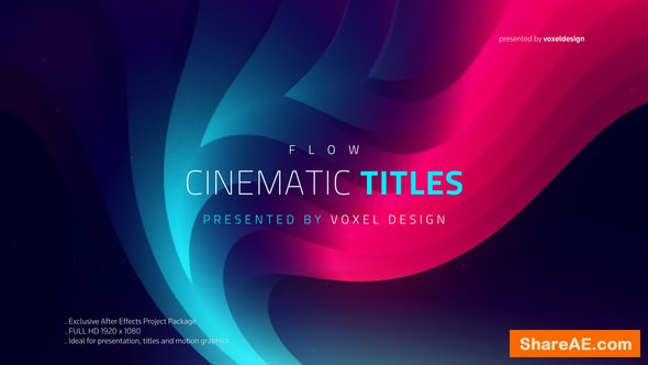 Videohive FLOW - Cinematic Titles