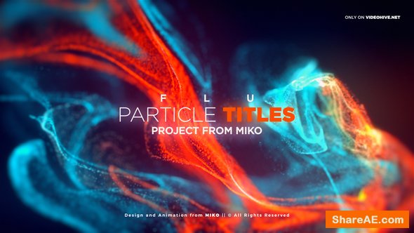 Videohive FLU - Particles Titles