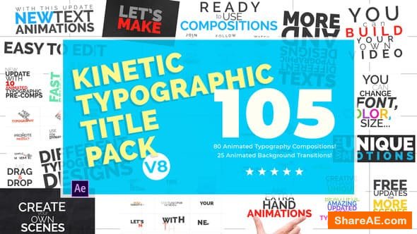 Kinetic Typography Pack V.8 7224203 - After Effects Project (Videohive)