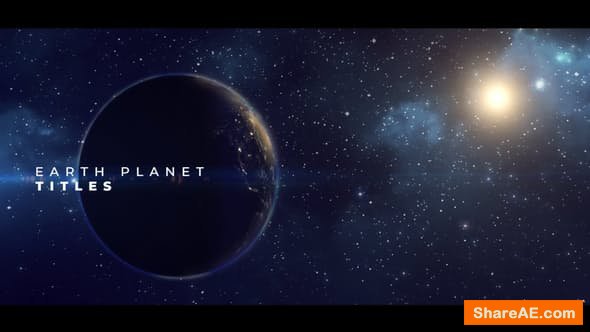 Videohive Earth Planet Titles - PREMIERE PRO