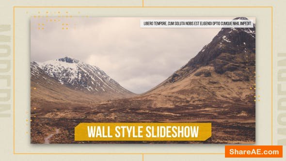 Videohive Wall Style Slideshow