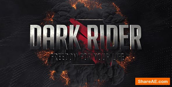 Videohive Dark Rider Trailer