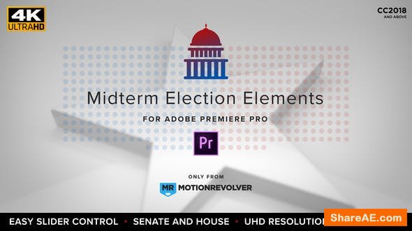 Videohive Midterm Election Elements - House & Senate | MOGRT for Premiere Pro