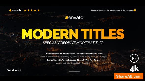 Videohive Modern Promo Titles for Premiere