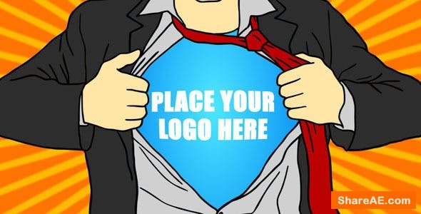 Videohive Superhero Cartoon Logo